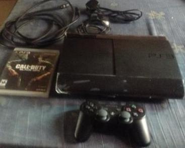 sony ps3 superslim 500gb with call of duty no box photo