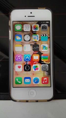 Iphone 5 16gb globelocked white photo